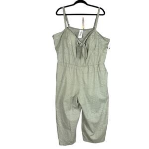 Disney Princess Plus Size Moana Themed Romper Sage Green Size 3X NWT